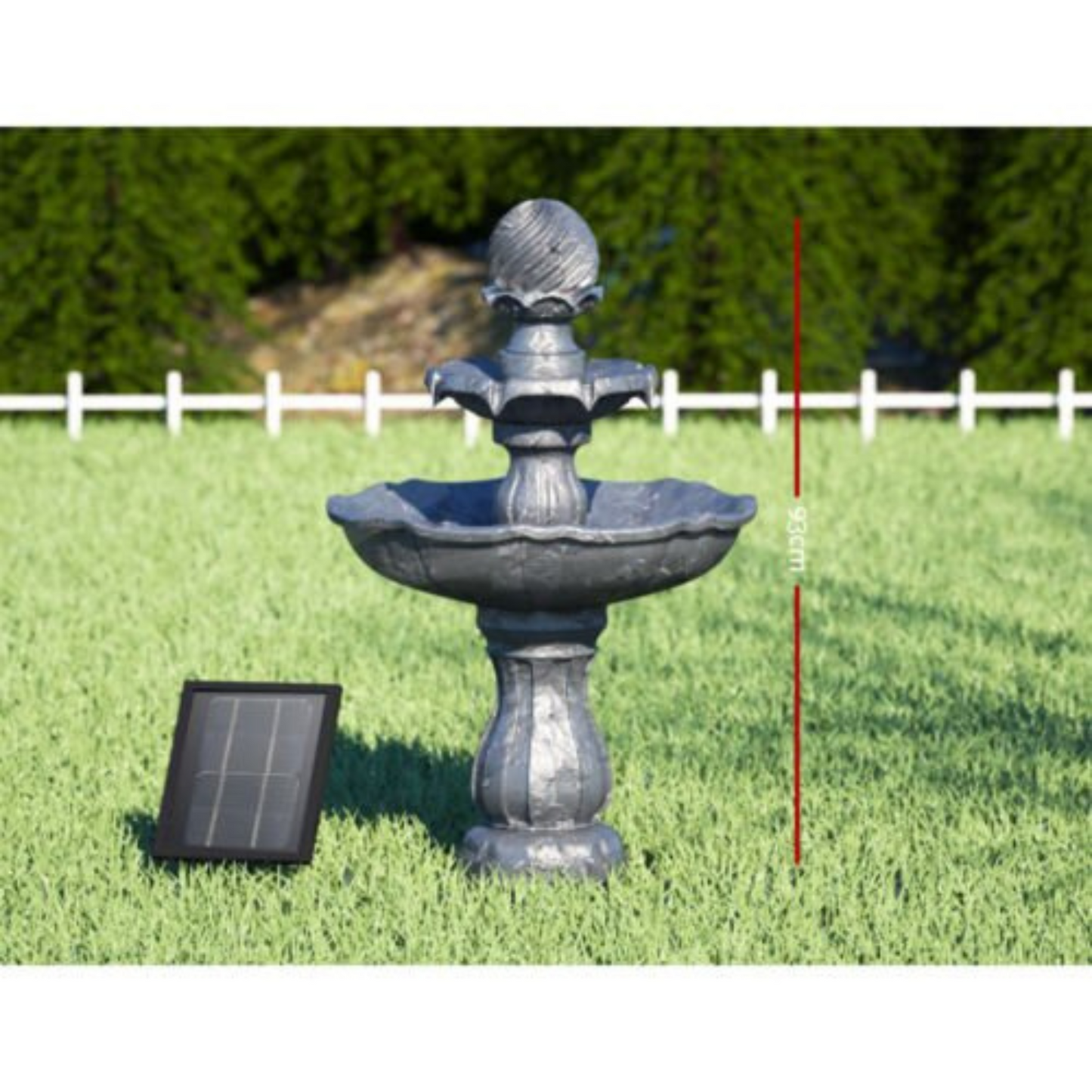 Solar Water Fountain Pump Garden Bird Bath Outdoor Indoor Panel Features