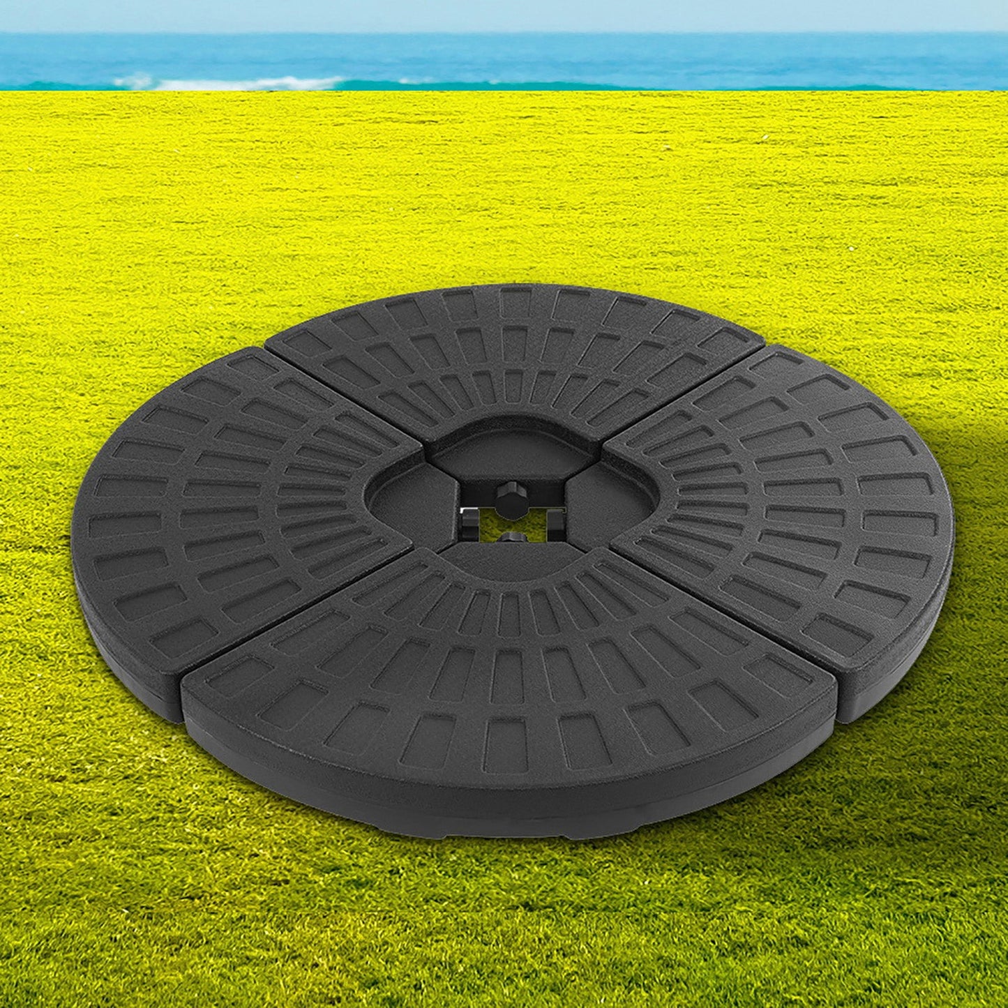 Outdoor Umbrella Pole Base Stand - Black