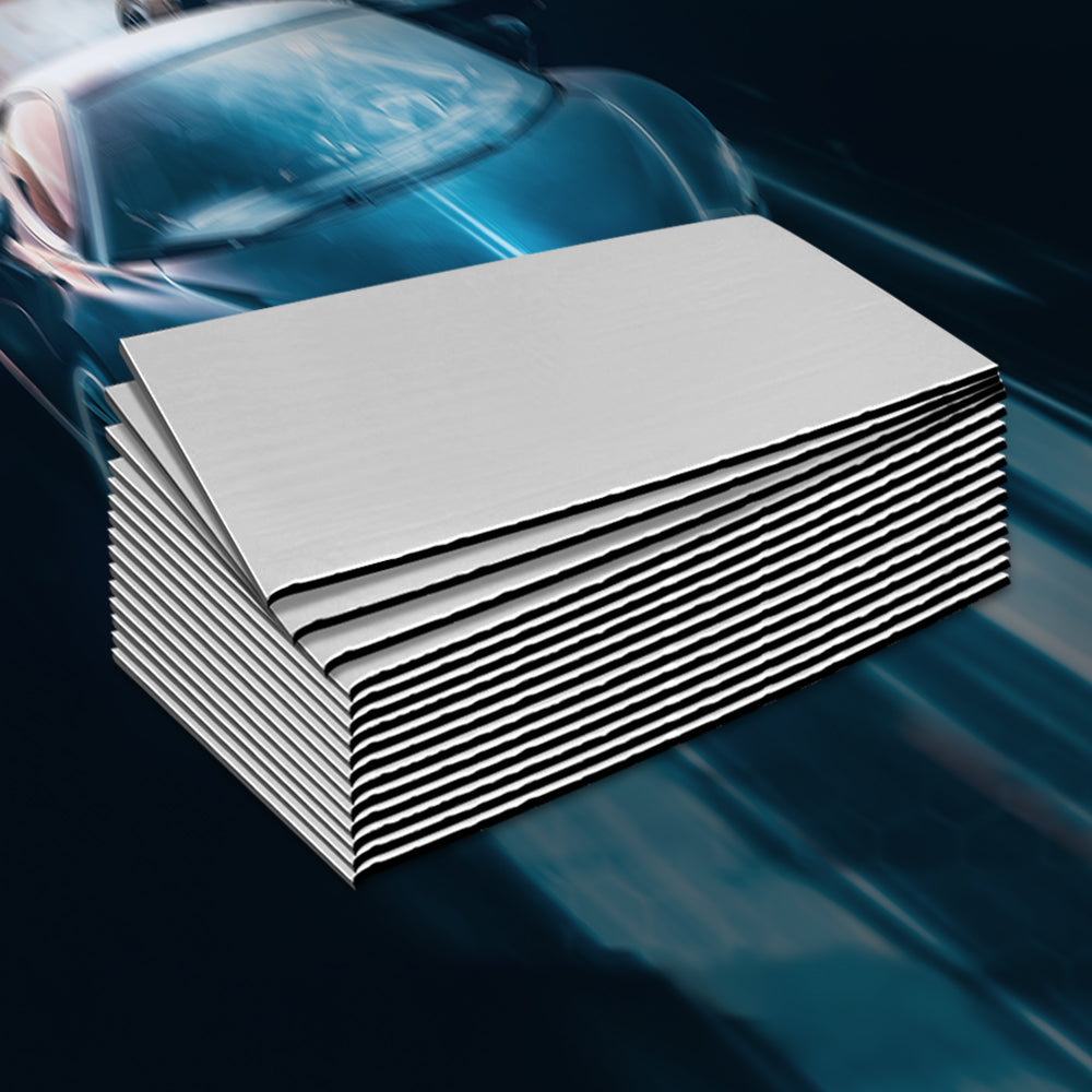 Car Sound Deadener Mat Heat Insulation Sound Vibration - 12pcs