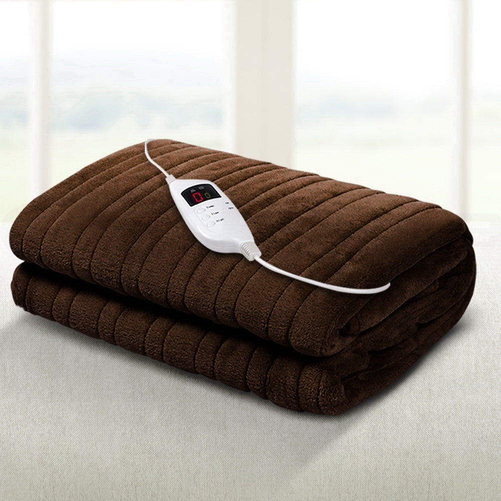 Electric Throw Blanket - Chocolate