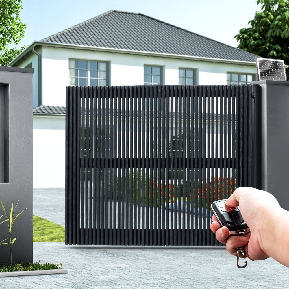 Automatic Full Solar Power Swing Gate Opener Kit 600KG