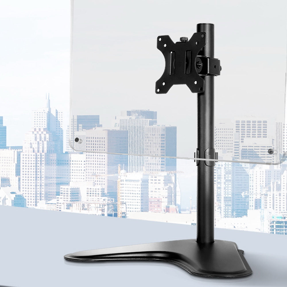 Single Monitor Arm Stand Brackets - Black