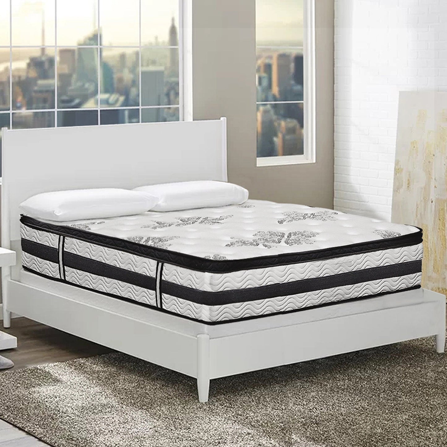 Double Size Medium Firm Spring Mattress - 34cm