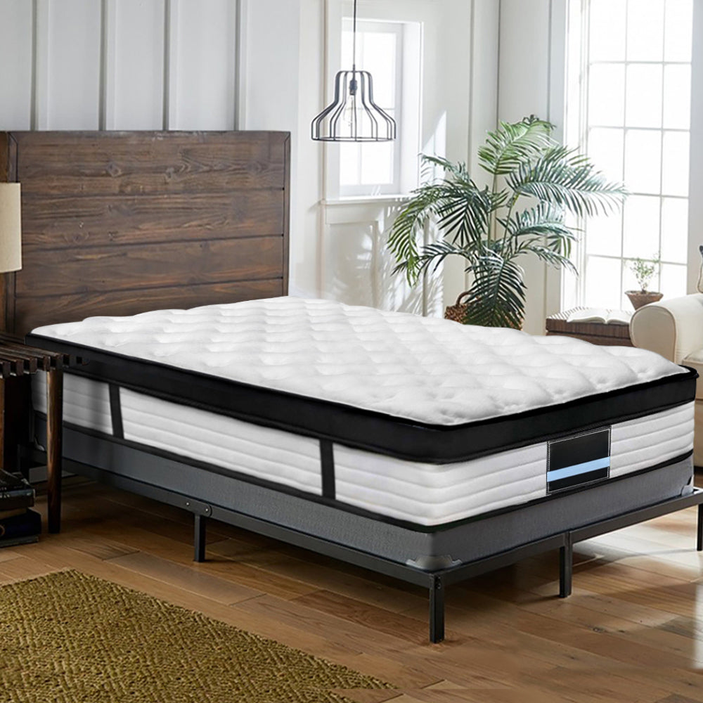 Bedding Euro Top Pocket Spring Mattress Topper - Single/Queen/King