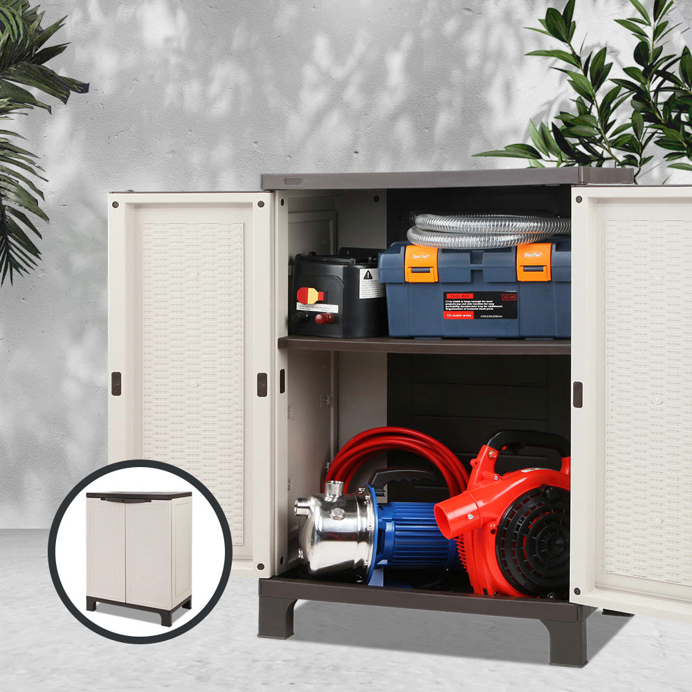 Lockable Outdoor Storage Cabinet - 92 cm