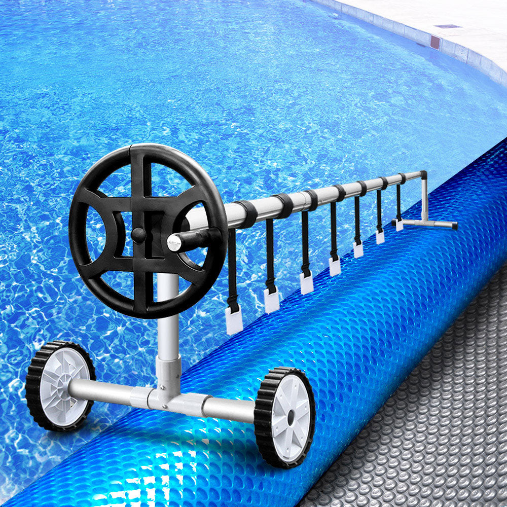 6.5x3m Pool Cover Rolloer Swimming Solar Blanket Covers Bubble Heater