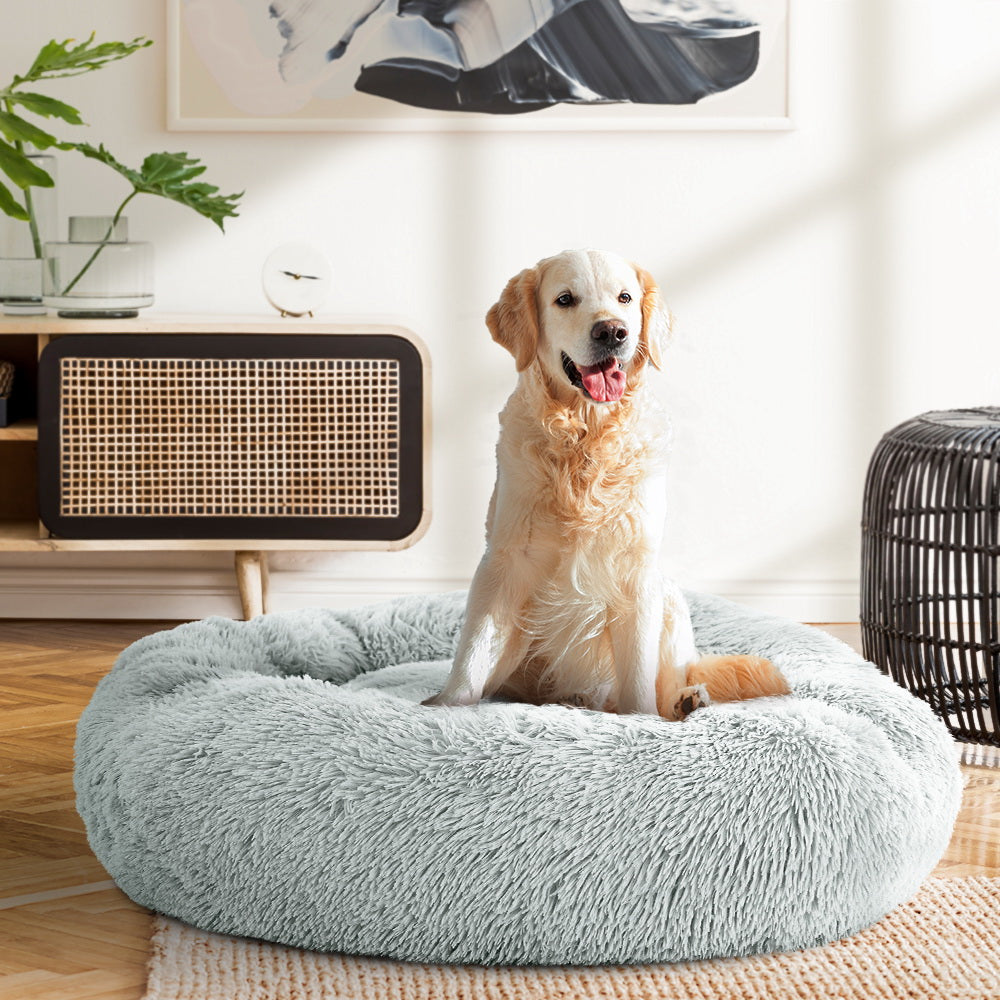 Indoor Dog Bed Pet Bed Cat Large 90cm - Light Grey