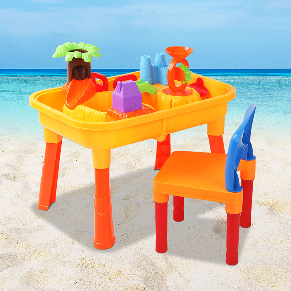 Kids 2 in 1 Chair and Sand Pit Table Set