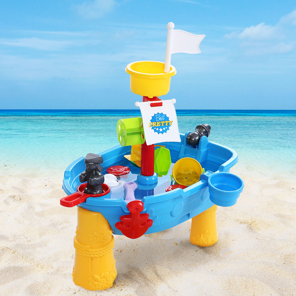Kids Sand Pit Pirate Ship Toy Set