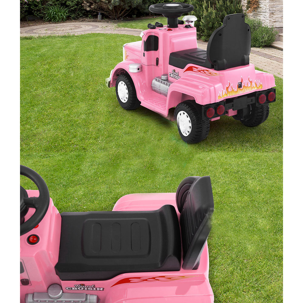 Ride On Childrens Battery Toy Truck - Pink