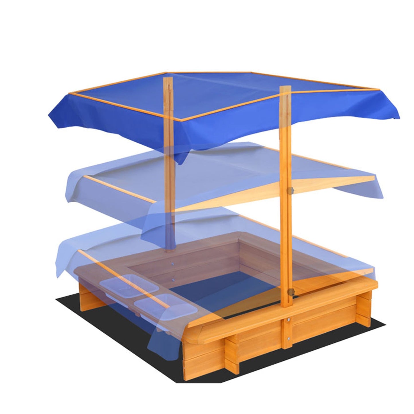 Outdoor Sand Pit With Canopy