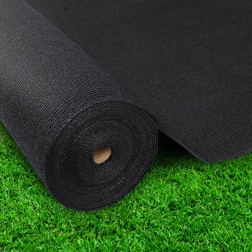 UV Sun Shadecloth Sail Roll Mesh Outdoor Black - 1.83x50m