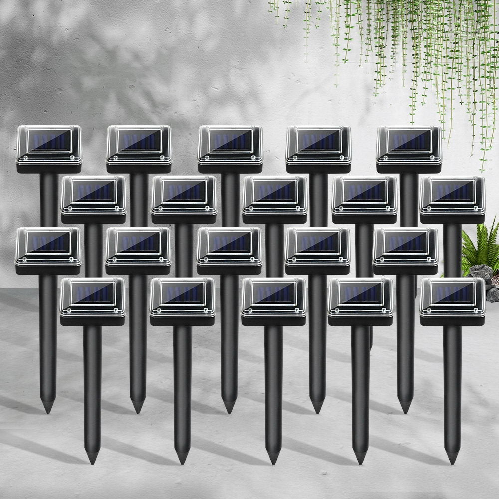 Solar Powered Snake Repeller Ultrasonic Pest Repellent - 20x