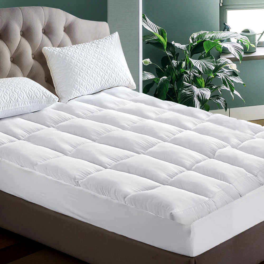 Microfibre Filling Mattress Topper 1000GSM - King Single