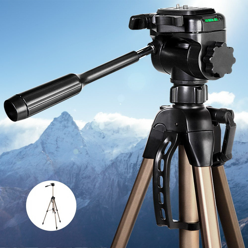 Dual Bubble Level Camera Tripod - 160cm