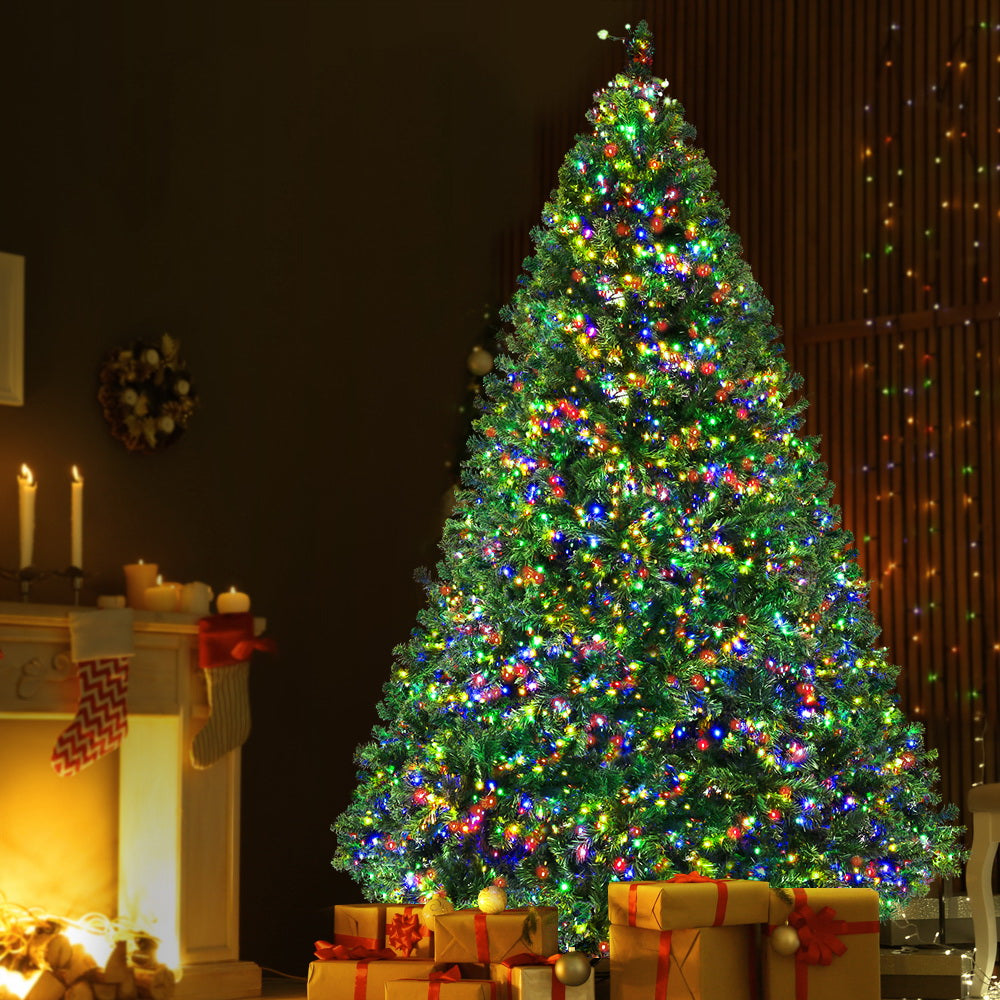 Christmas Tree Xmas Lights with 2800 LED Multi Colour - 2.1m