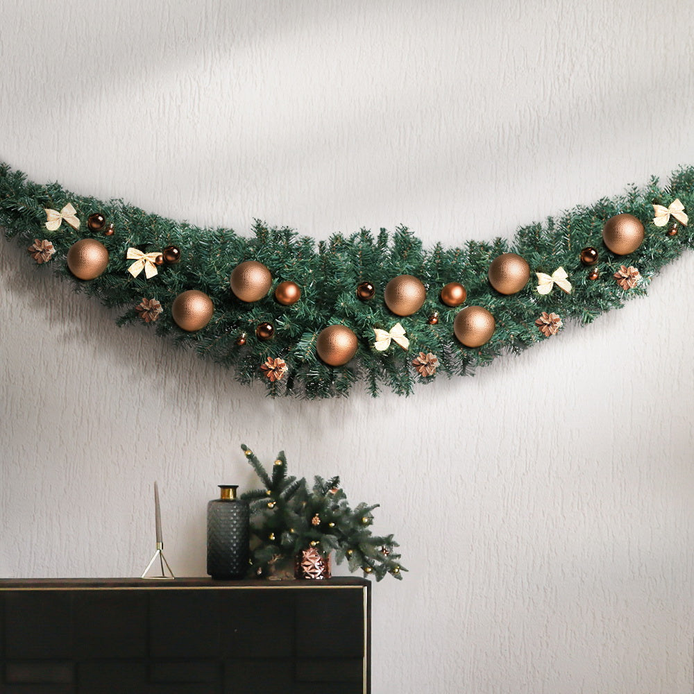 Christmas Garland Xmas Tree Decoration Green - 2.1m