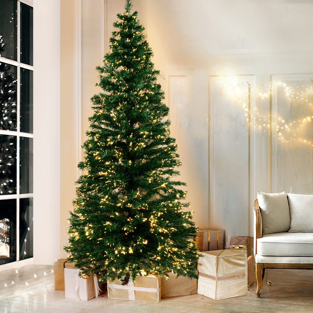 Christmas Tree LED Xmas Decor Optic Fibre Warm White - 1.8m