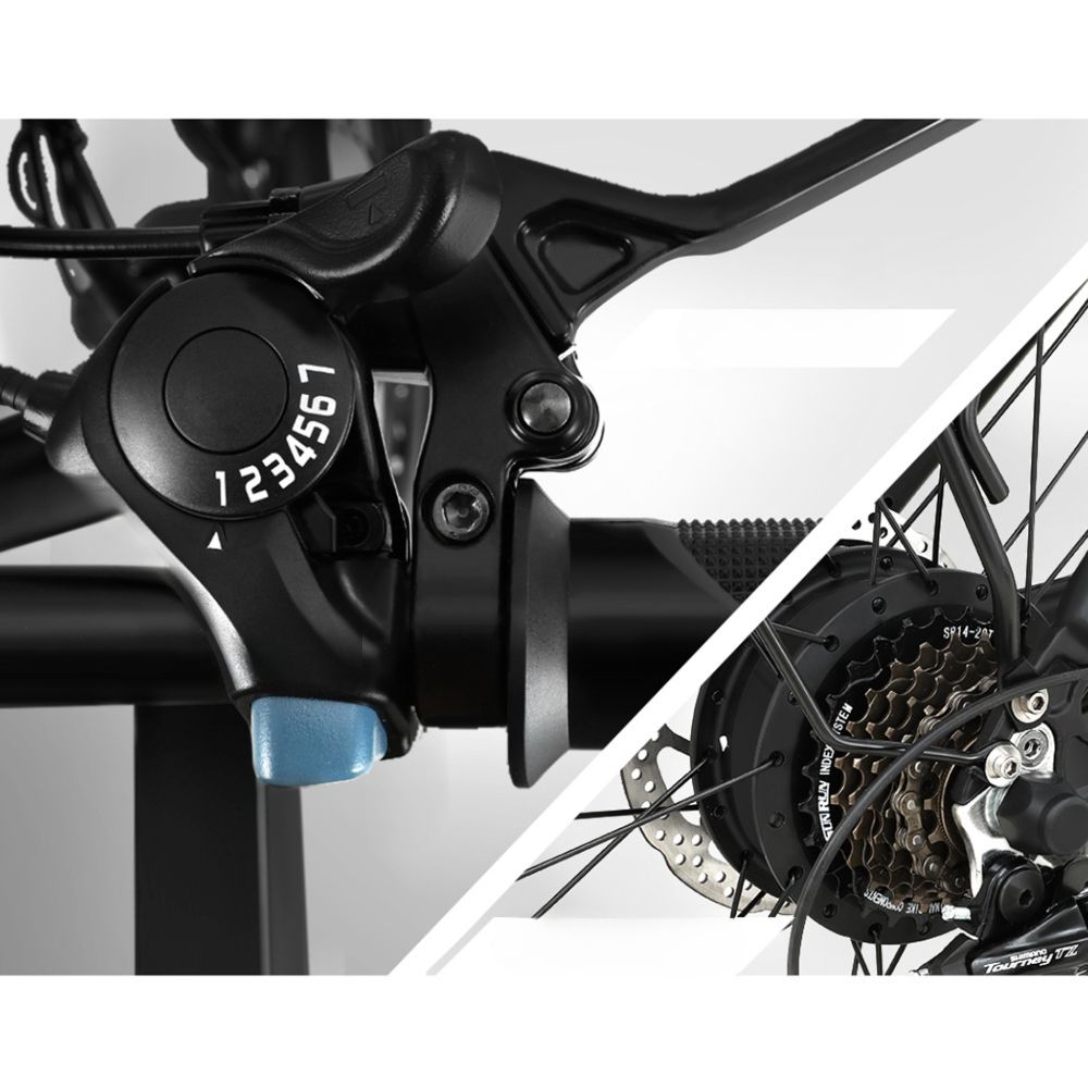 Folding 20" Electric Bike Urban Bicycle eBike Removable Battery