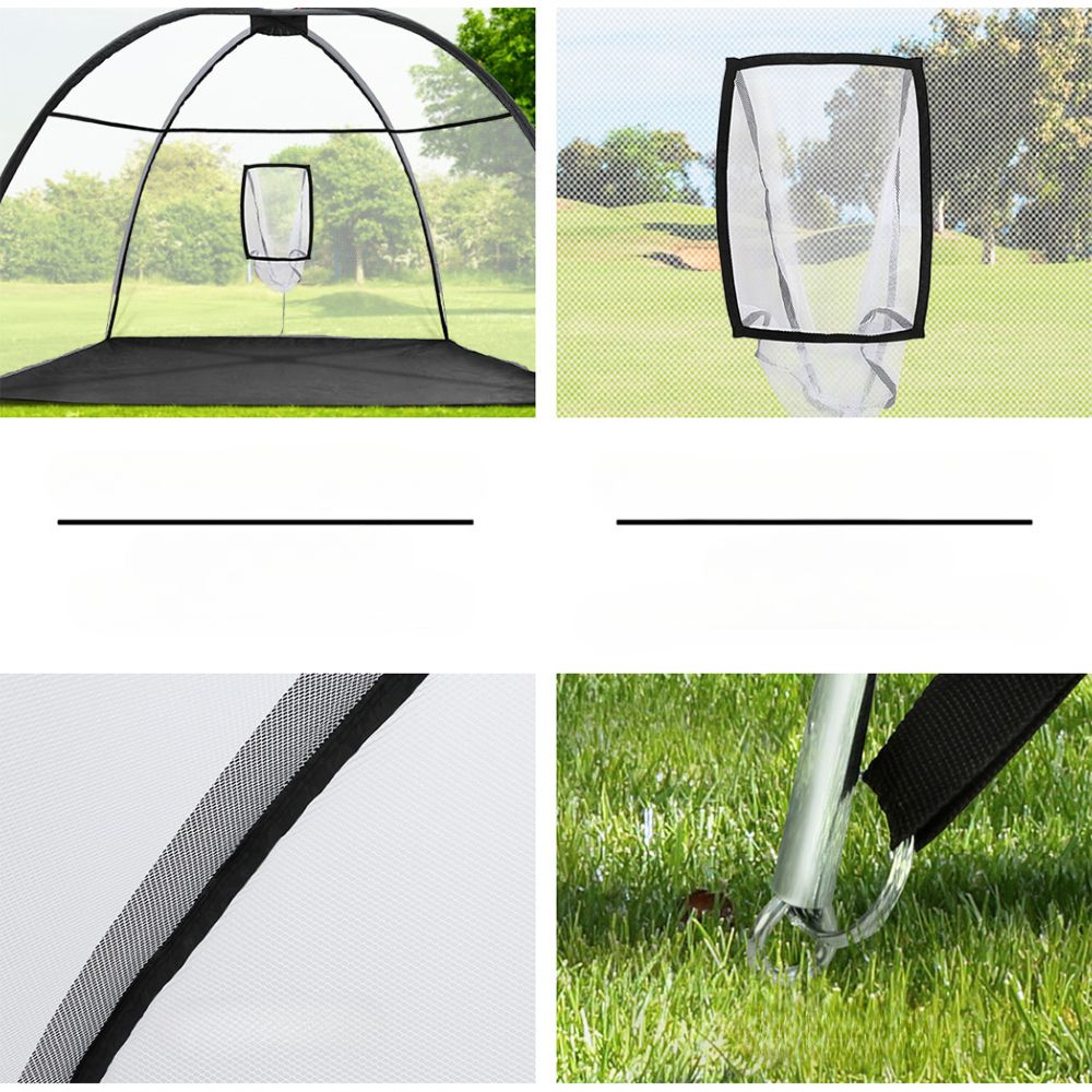 Golf Practice Net Portable Training Aid Driving Target Mat Soccer - 3.5m