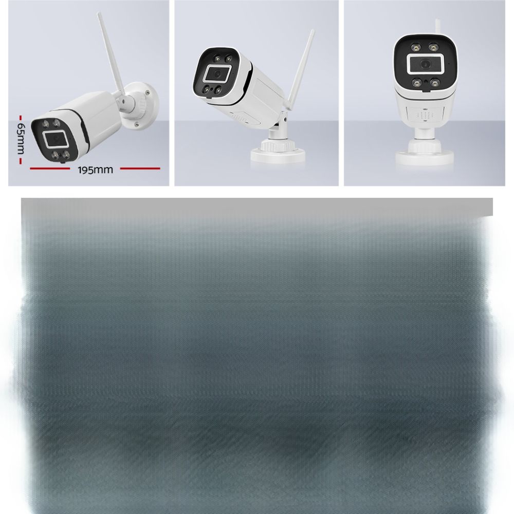 Wireless CCTV 3MP IP Security Camera System Home Outdoor WiFi 8CH 2TB