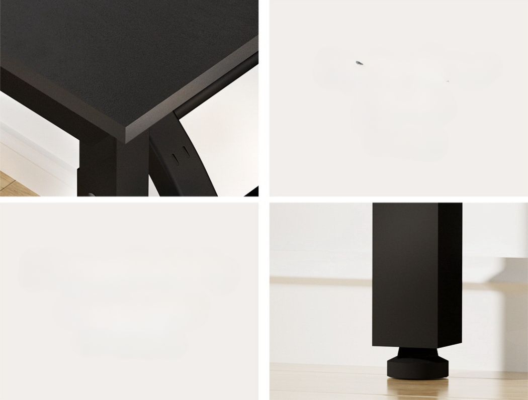 Computer Desk Laptop Table Bookshelf Desk Storage Rack Office Study Black