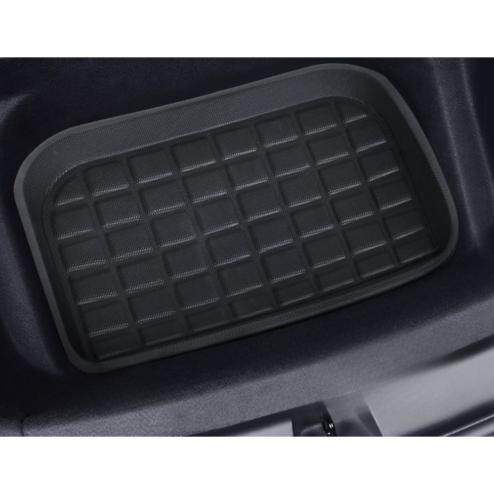 3PCS Car Rear Front Cargo Trunk Toolbox Luggage Rubber Mats for Tesla Model Y 2021-2022