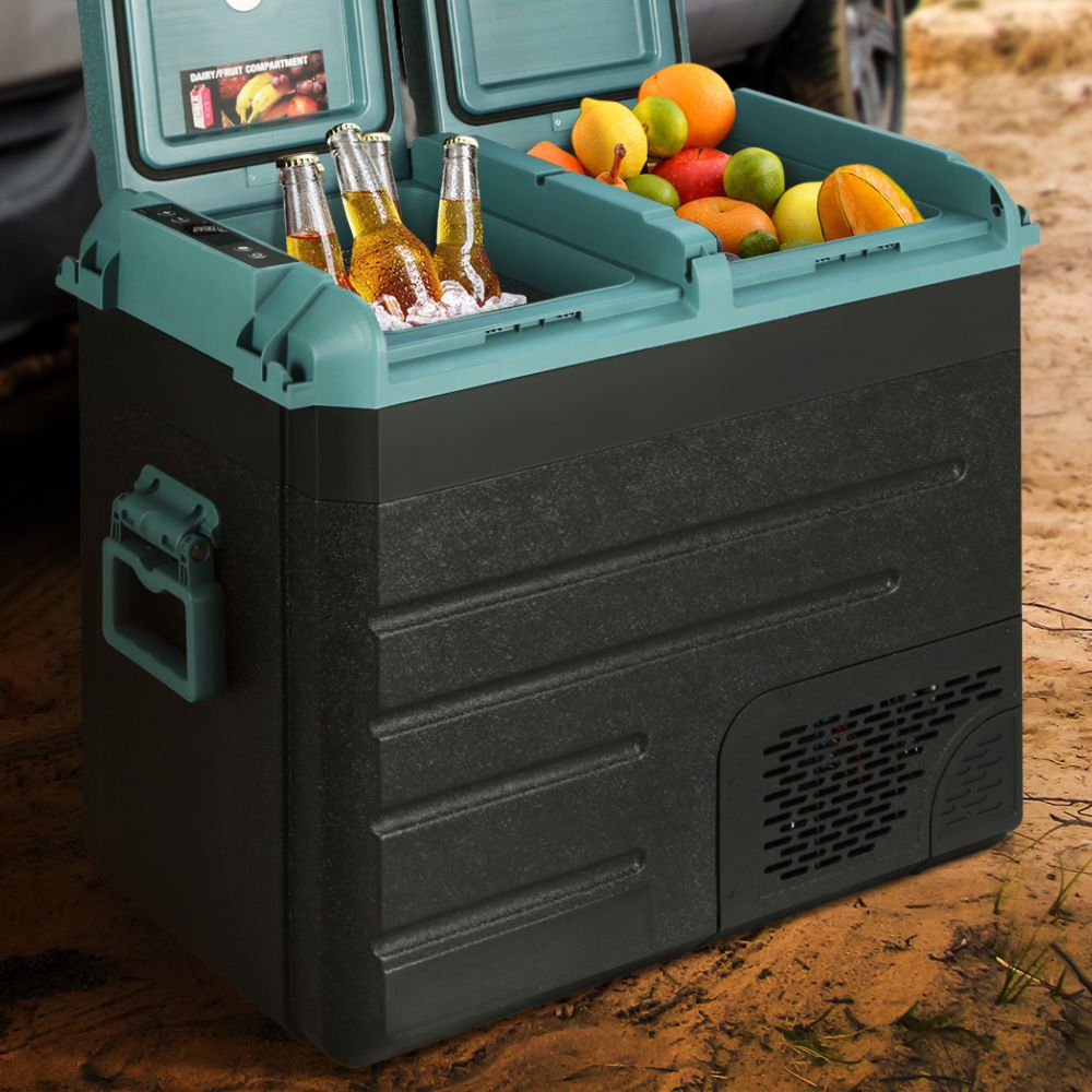 60L Portable Fridge Freezer Fridges Cooler Camping 12V/24V/240V Caravan