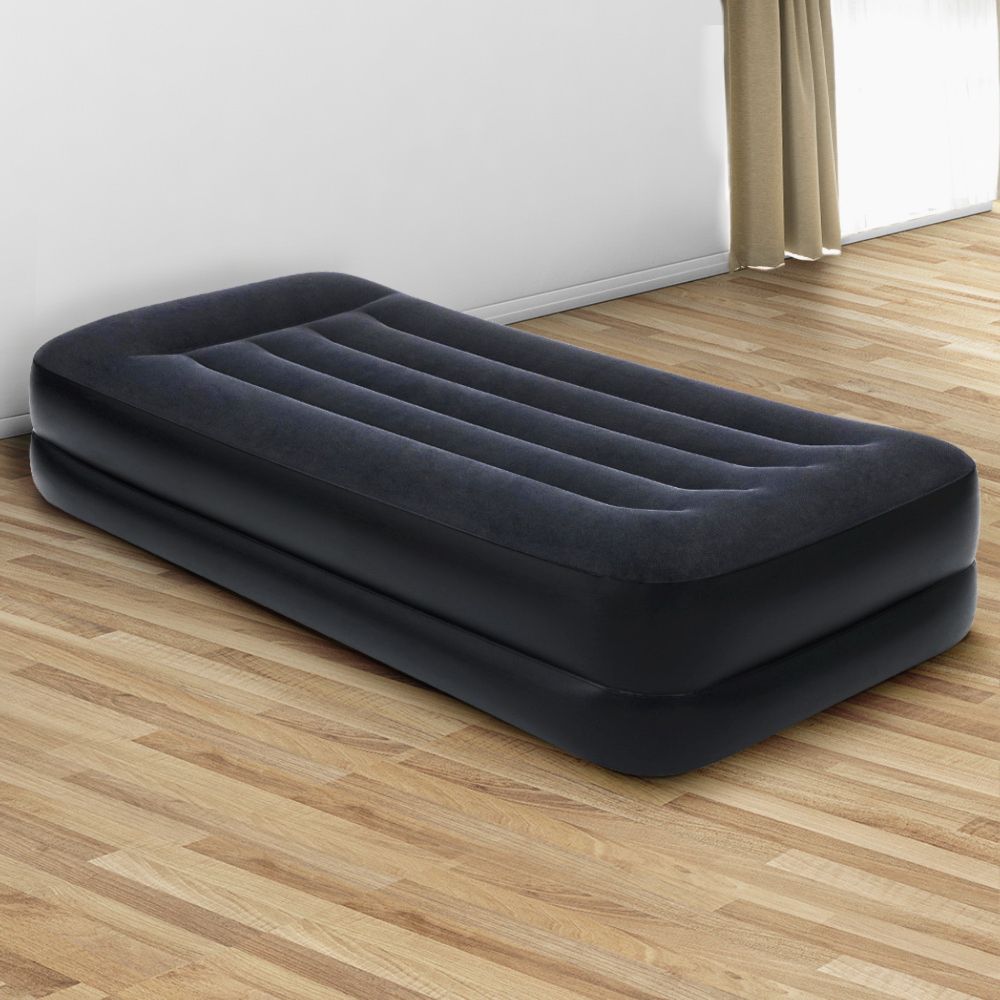 Air Mattress Bed Single Size Inflatable Camping Beds Built-in Pump