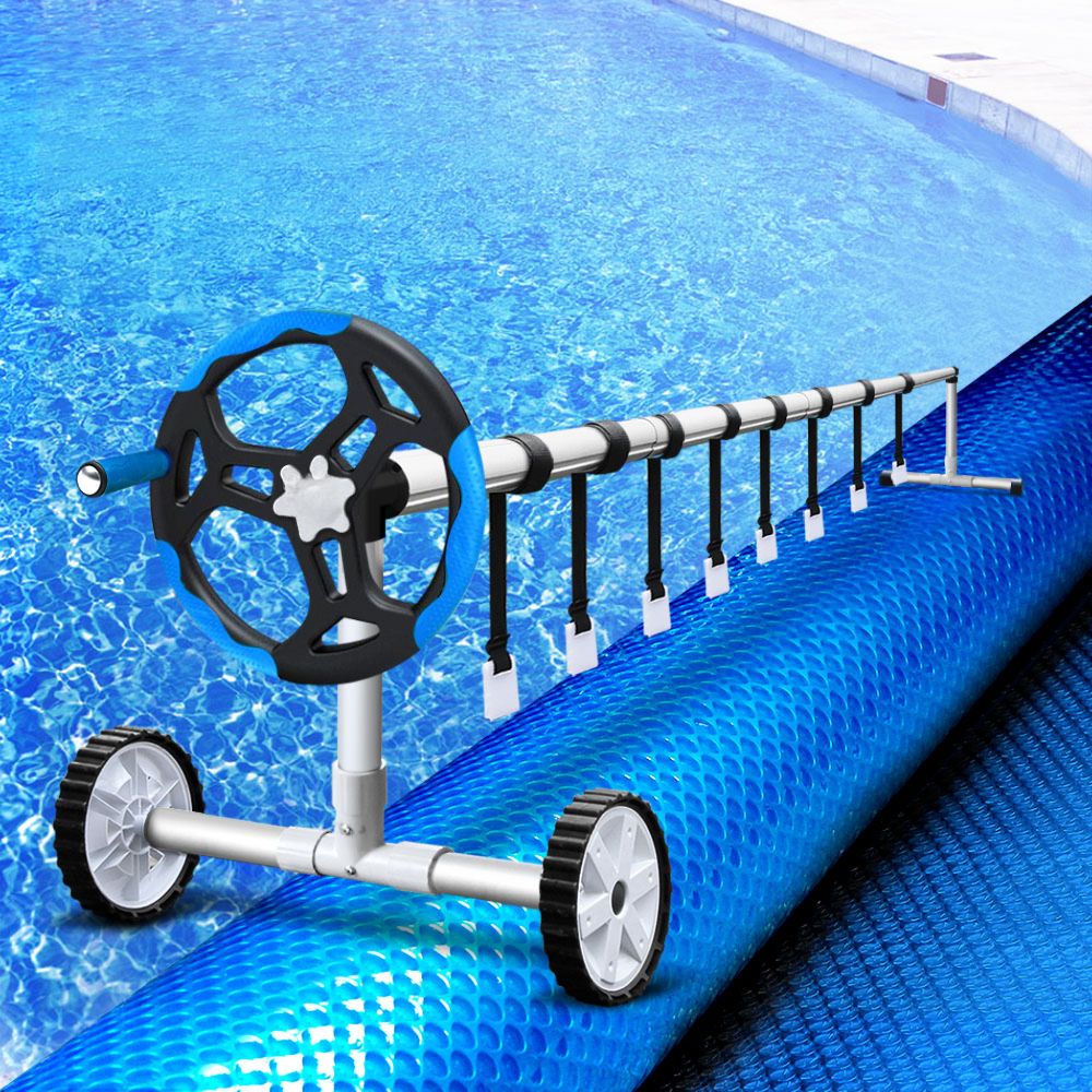 Pool Cover Roller Covers Solar Blanket 500 Micron Swimming 8x4.2M