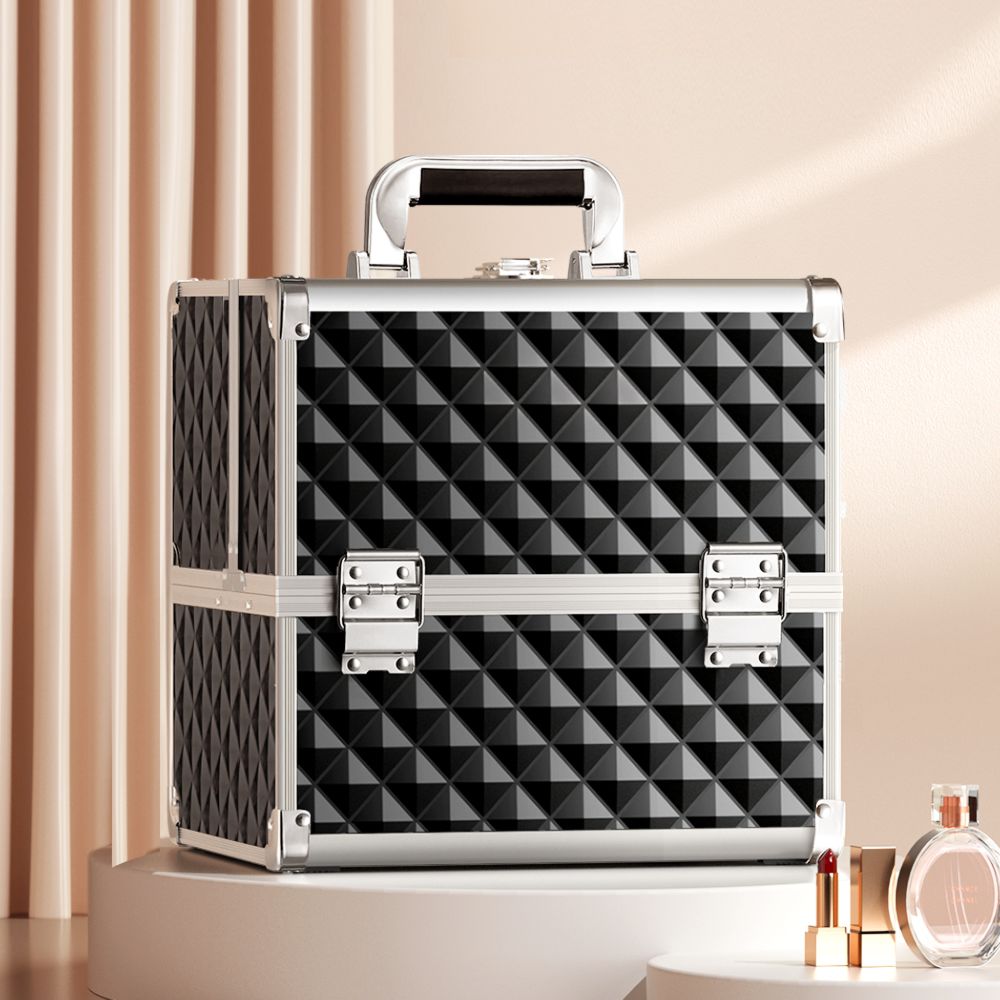 Makeup Beauty Case Organiser Travel Cosmetic Storage - 27x19.5x27.5cm