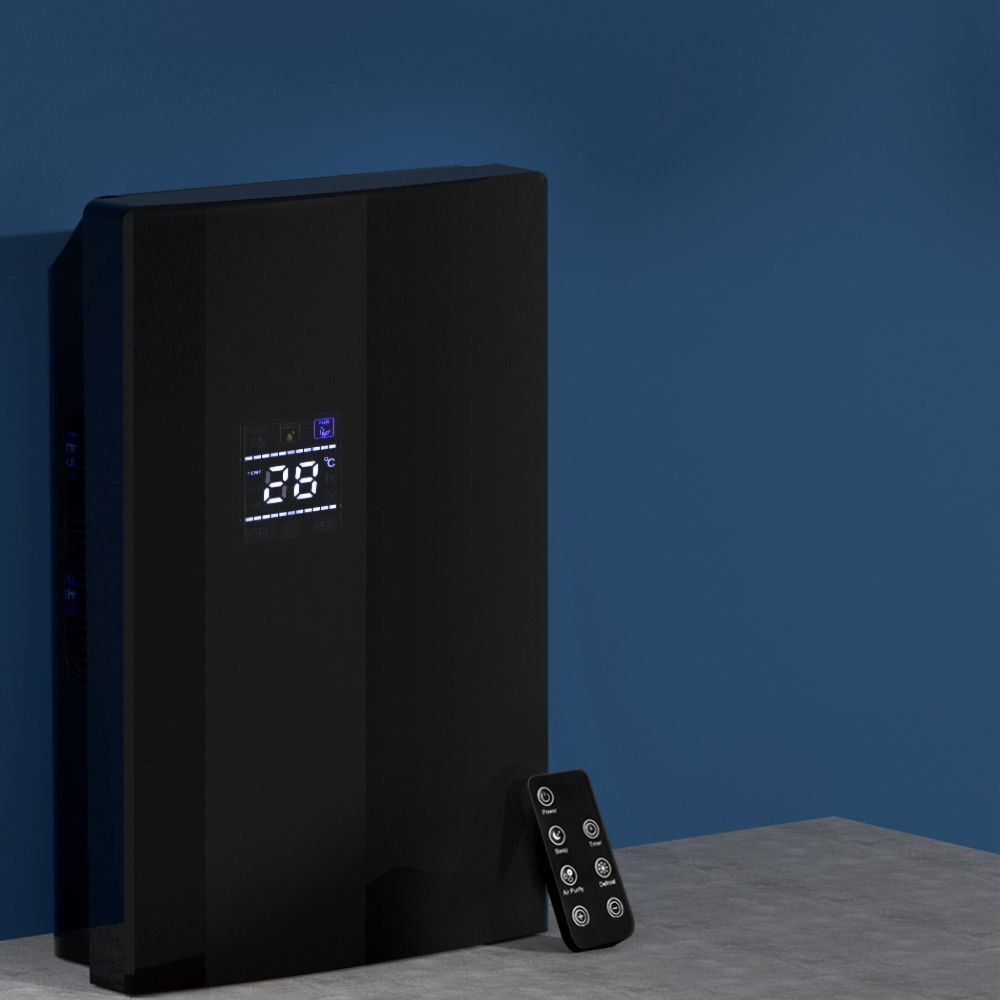 2L Dehumidifier Air Purify Black