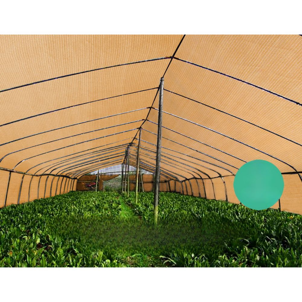 Sun Shade Cloth Sail Garden Roll Mesh Beige 175GSM - 1.83x20m