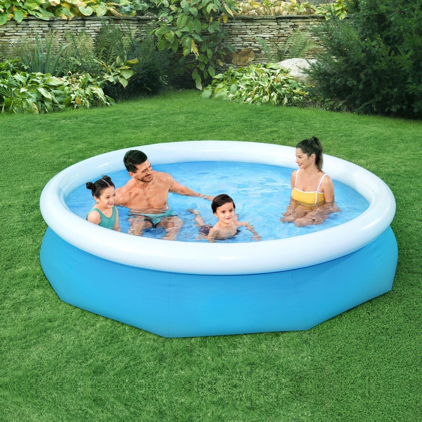 Swimming Pool Above Ground Kids Fast Set Pools with Filter Pump 3M