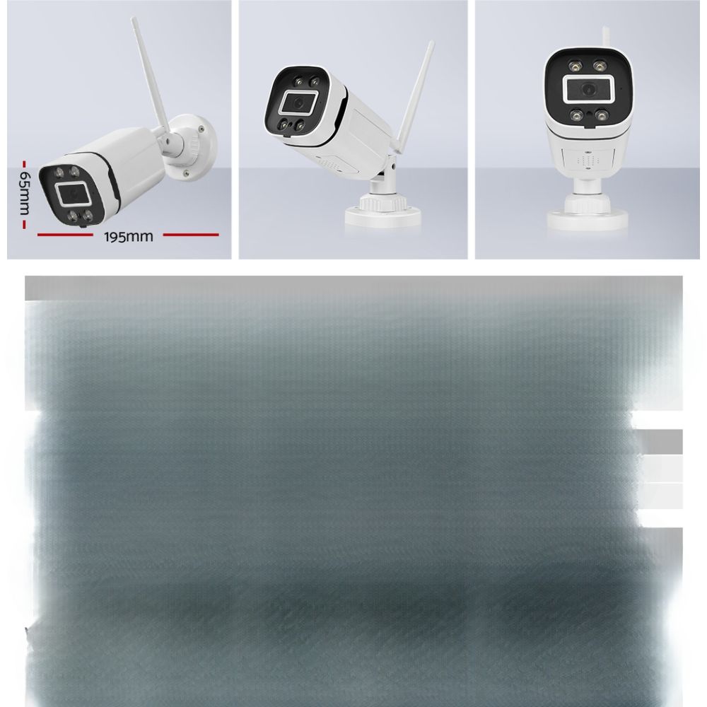 3MP Wireless CCTV Security Camera System WiFi Outdoor Home IP Cameras