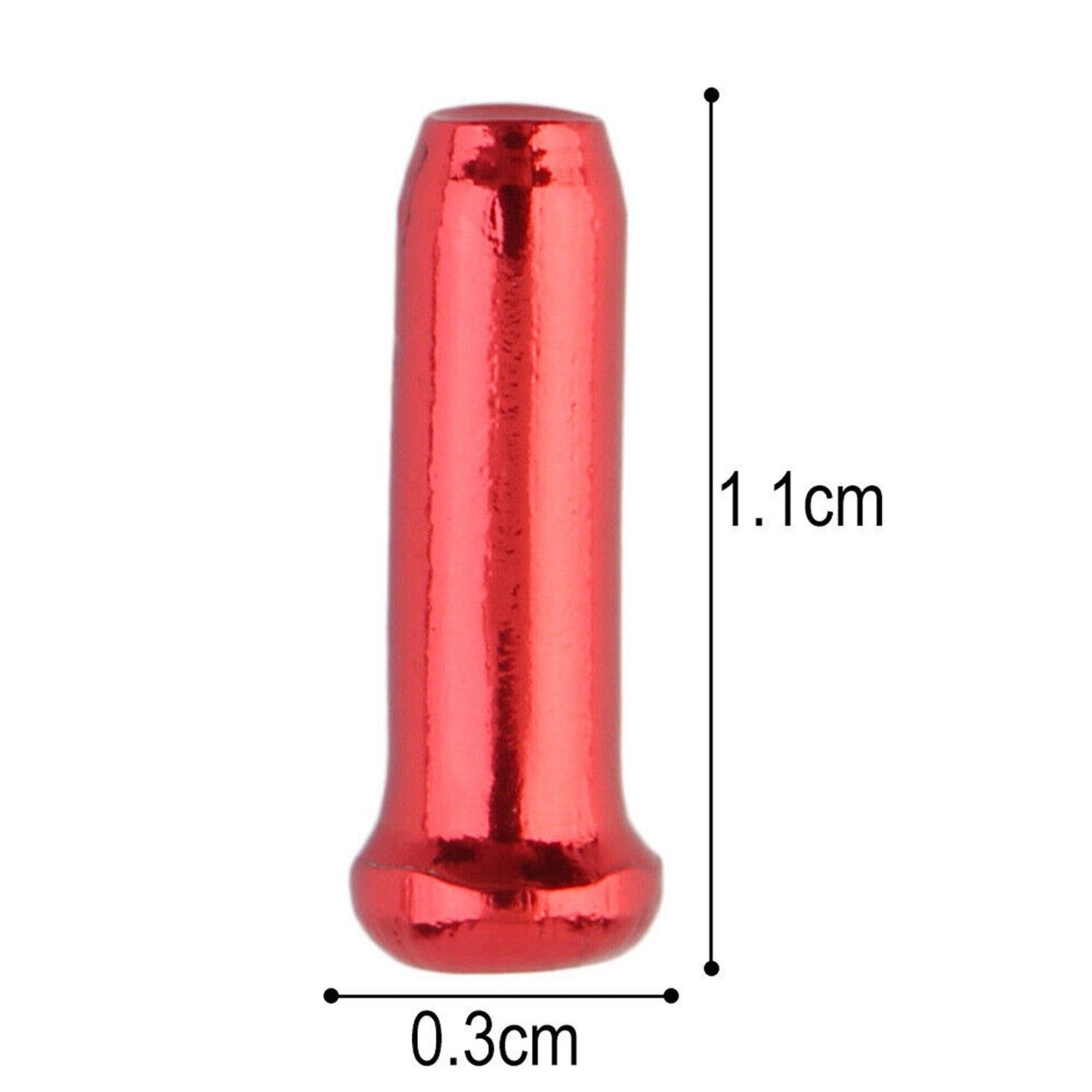 12pcs Alloy Crimp Ferrules for MTB Road Bike Brake Cables