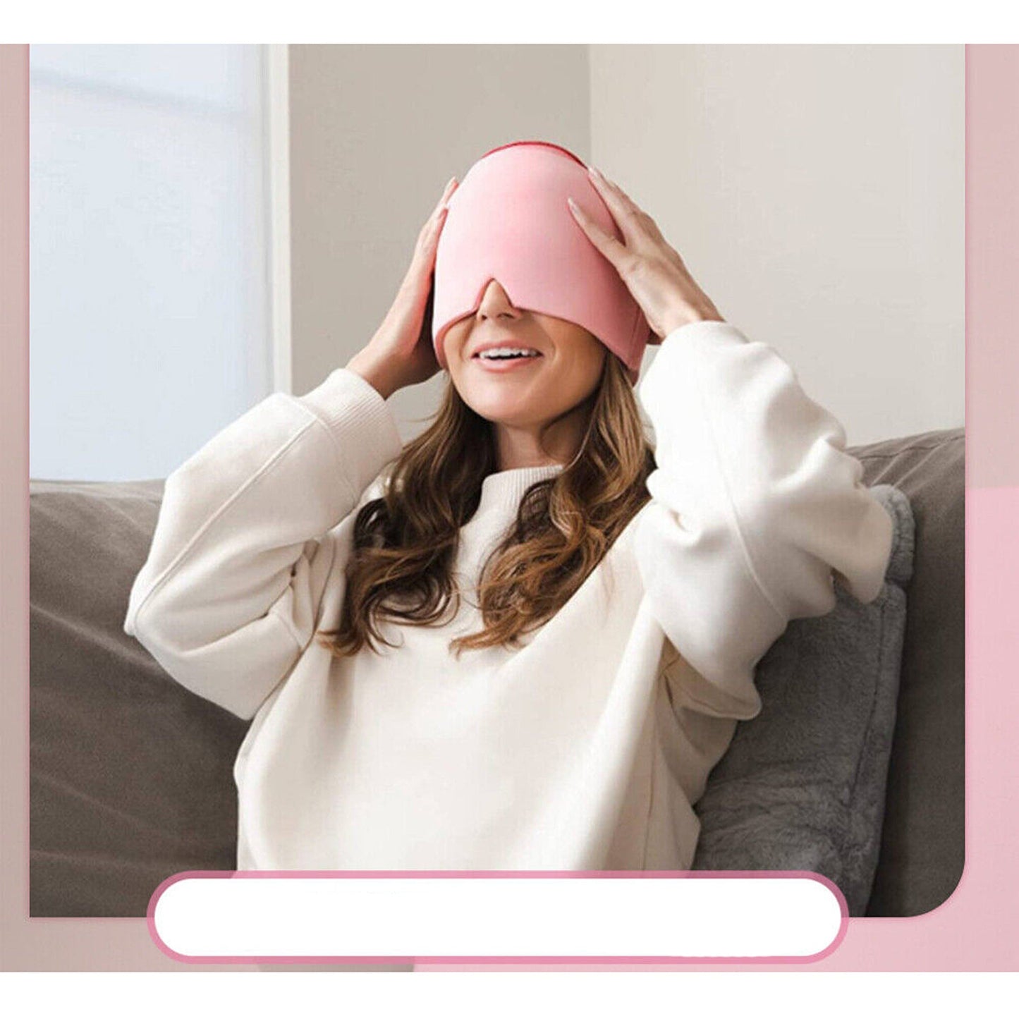 Therapeutic Ice Pack Gel Eye Mask for Migraine and Headache Relief