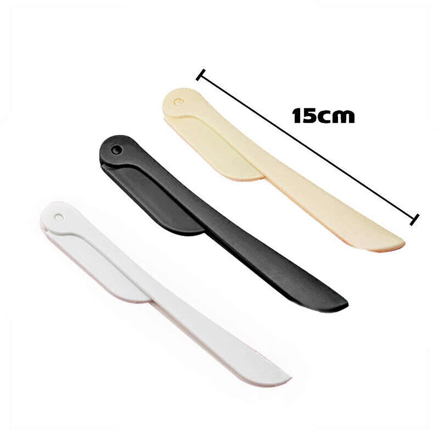 3pcs Portable Safety Eyebrow Trimmer and Shaper for Facial Hair