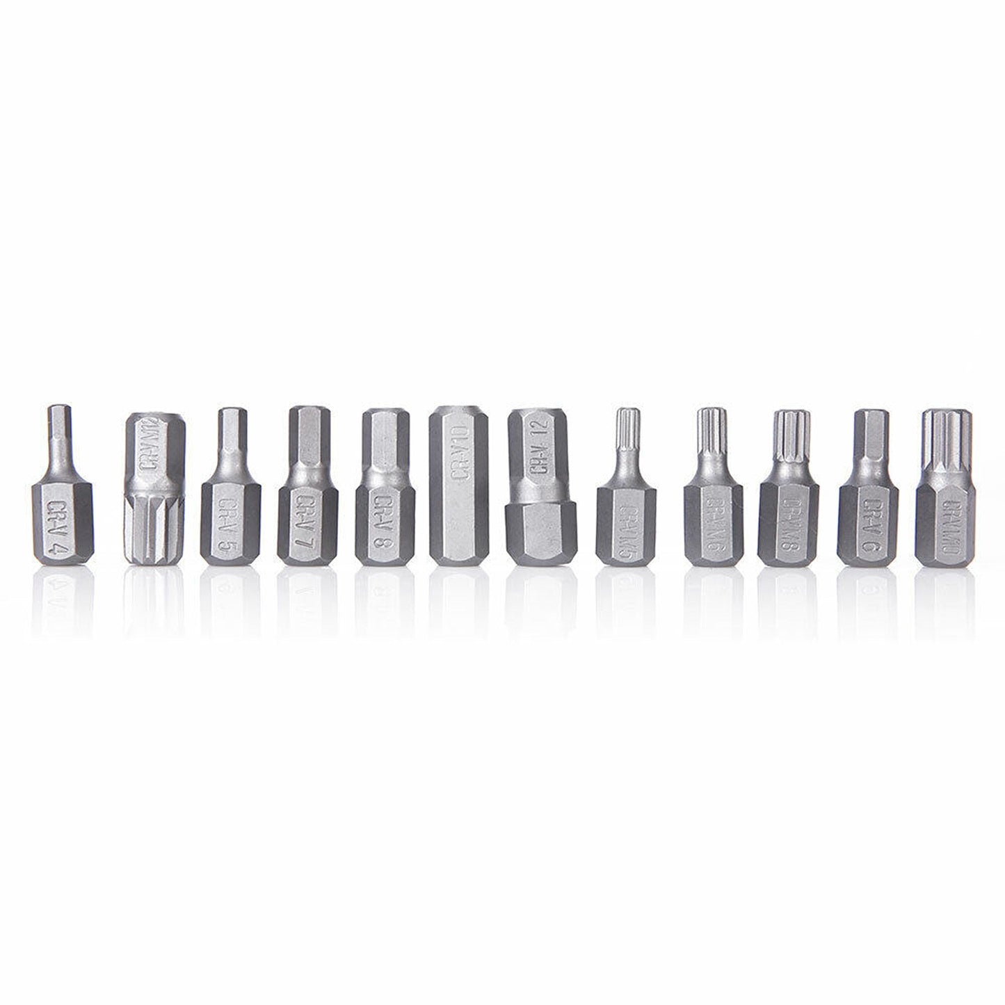 40pcs Allen Hex Key and Star Bit Socket Set Long Deep Sockets