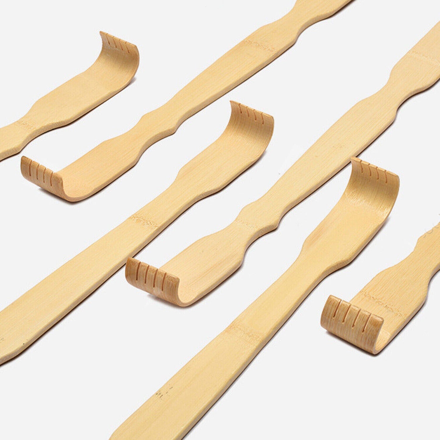 2pcs Bamboo Body Massage Back Scratcher Long Reach