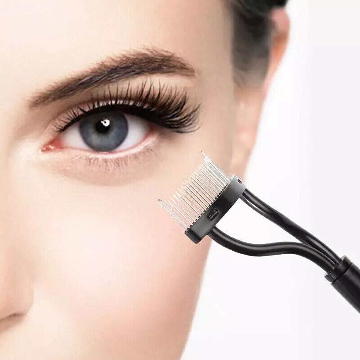 2pcs Metal Eyelash Comb and Mascara Separator Beauty Tool