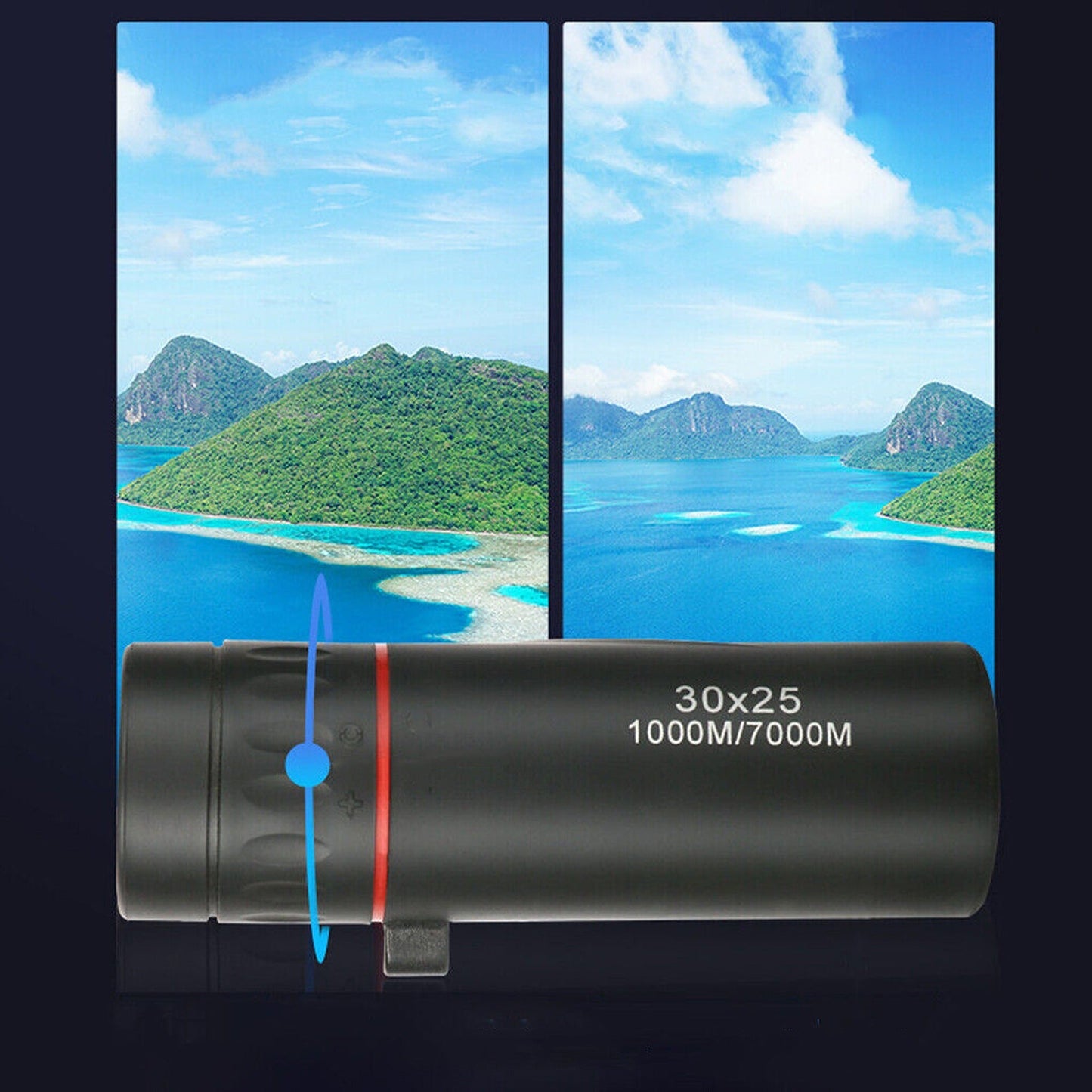Compact HD Monocular Telescope for Camping and Travel