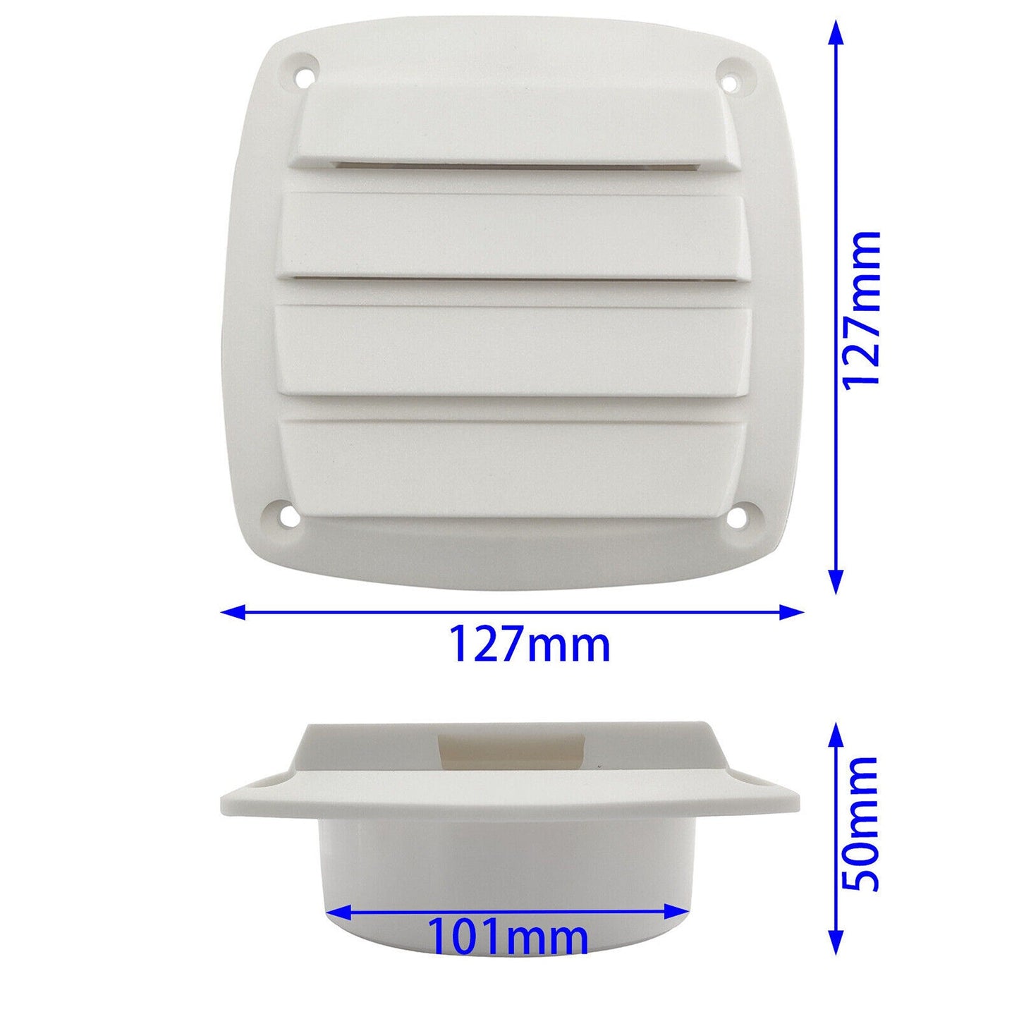 Exhaust Fan Cover for RV Air Vent Caravan Motorhome Ventilation