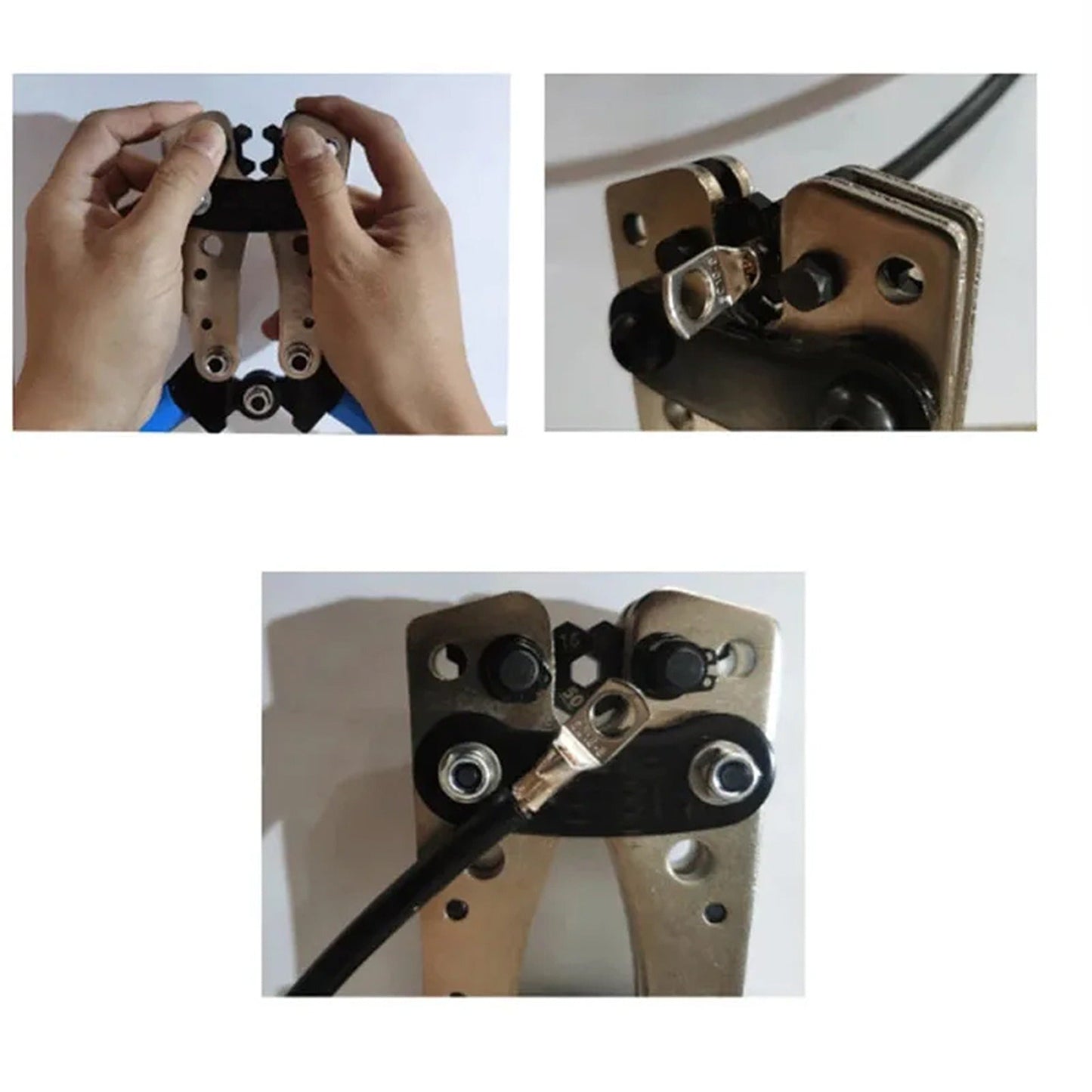 Heavy Duty Battery Terminal Hex Crimping Pliers for Cable Plugs