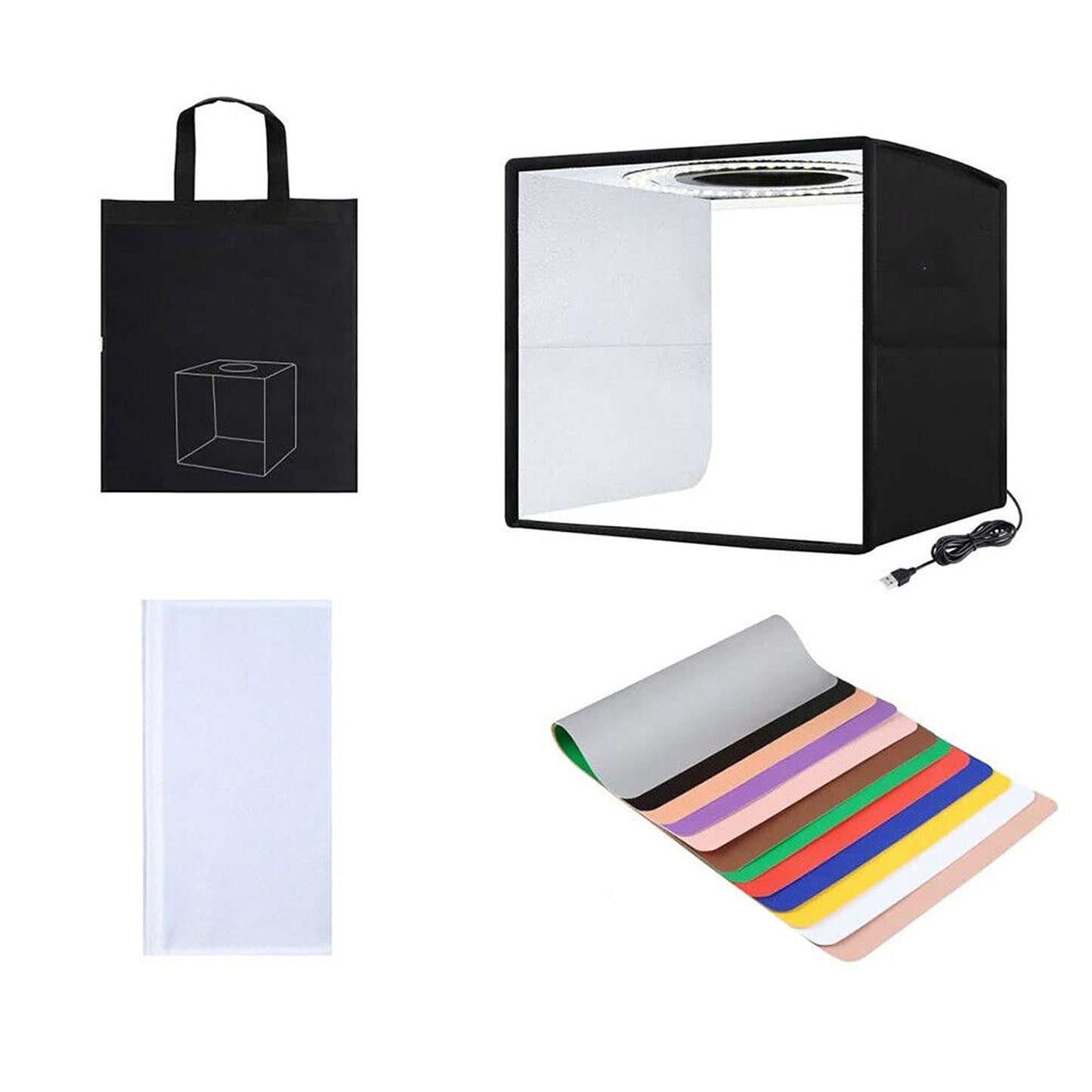 Portable Photo Studio Light Box with 144 LED Lighting for Product Photography