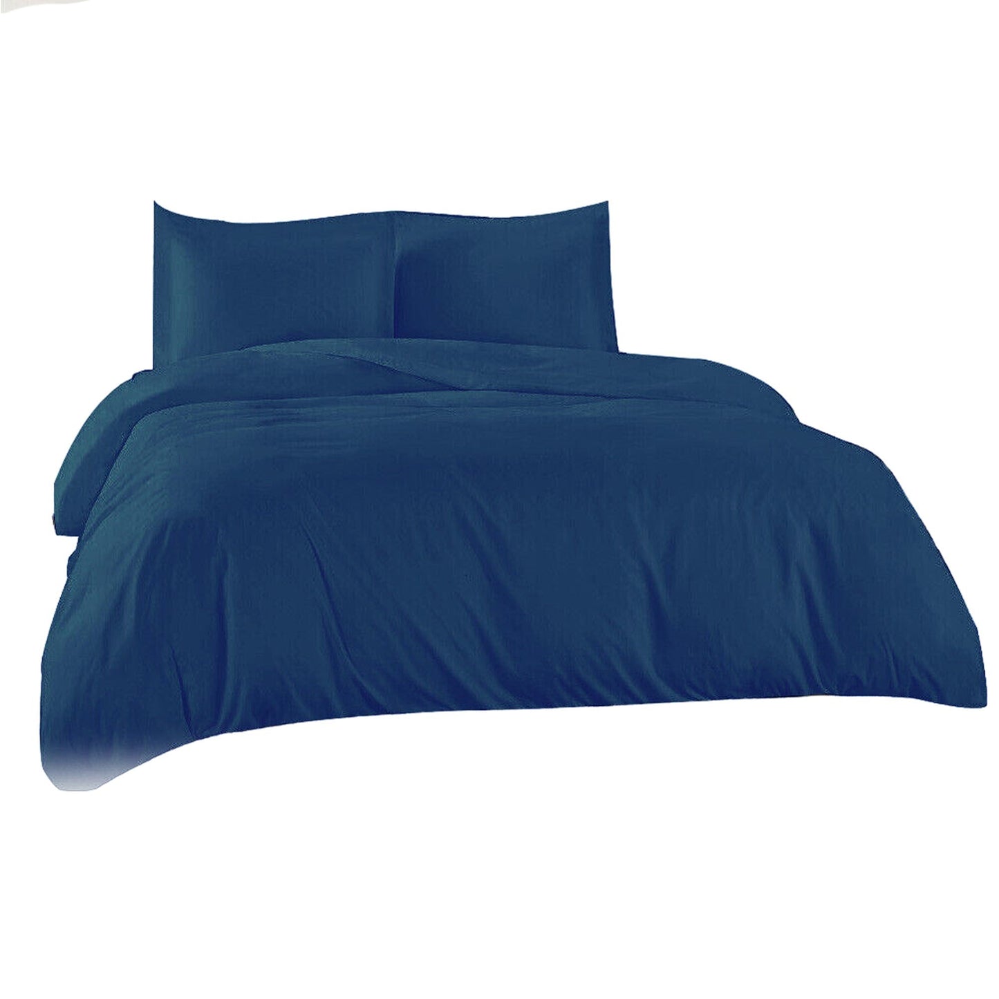 Navy Hotel Quality Egyptian Duvet Cover Set All Sizes