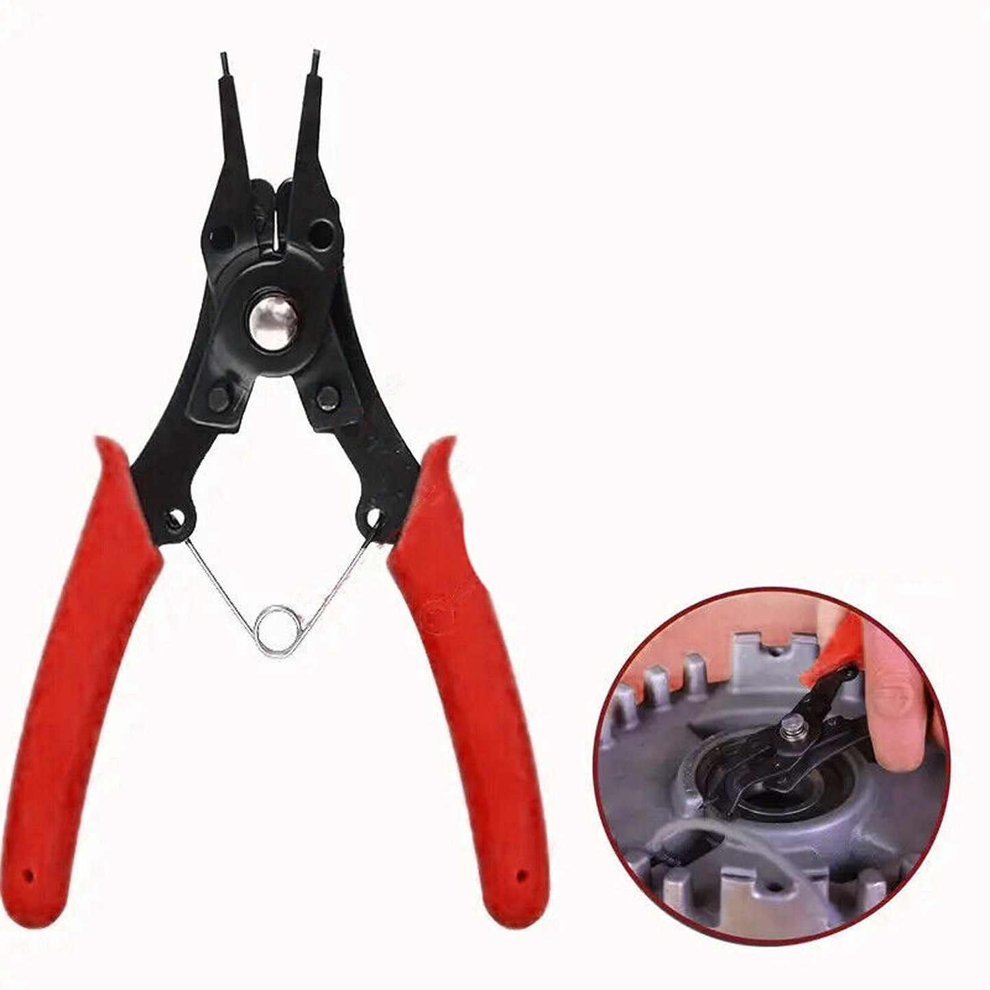 Versatile 4-in-1 Spring Release Circlip Pliers Set for Multiple Uses