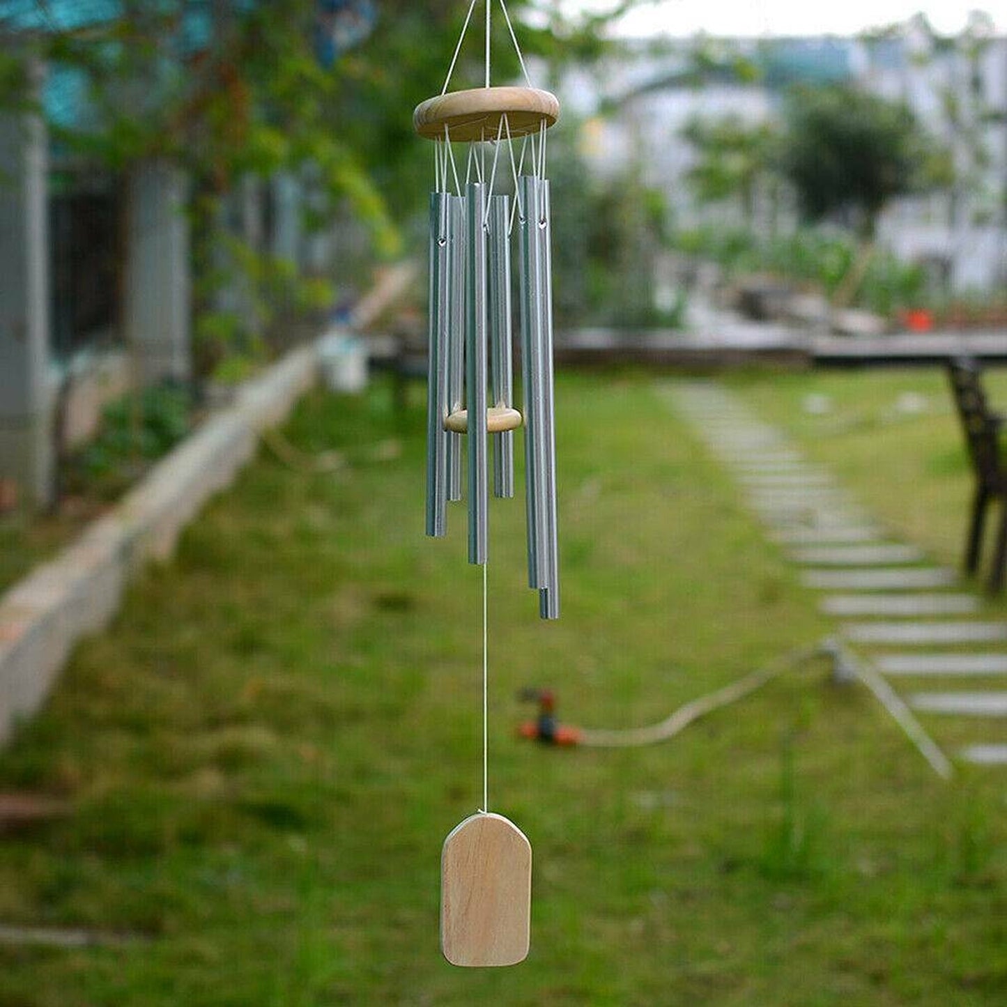 Deep Tone Wind Chime for Outdoor Garden Decor Large Chapel Bell Style