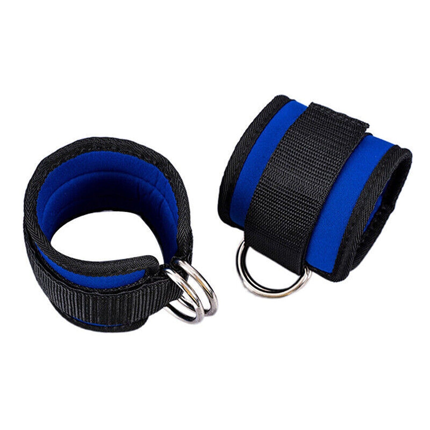 2pcs Gym Leg Strap with D-Ring for Cable Kickbacks
