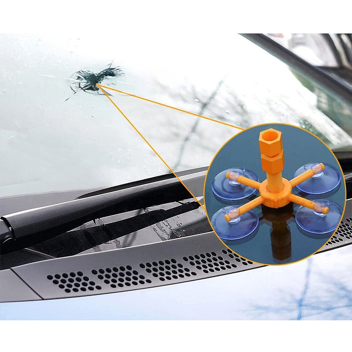 Car Windscreen Repair Tool Windshield Glass Chip Fix Kit